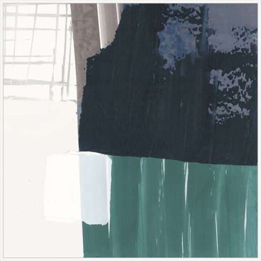 Abstract Urban Reflections in White  Grande