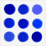 Dots of Blue in White  Grande