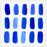 Blue Gradient Strips in White