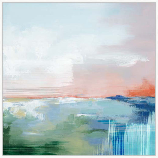 Colorful Land in White