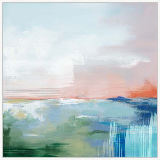 Colorful Land in White