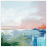Colorful Land in White