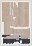 Deep Golden Brown I in White Wash  Grande