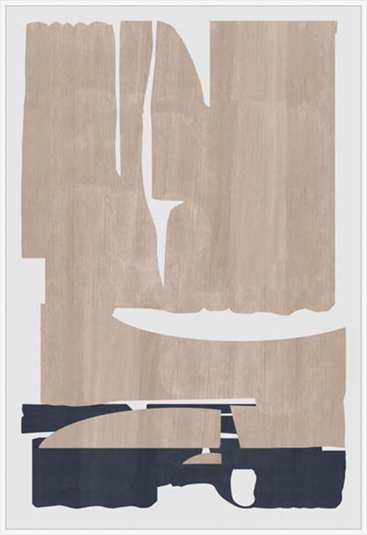 Deep Golden Brown I in White  Grande