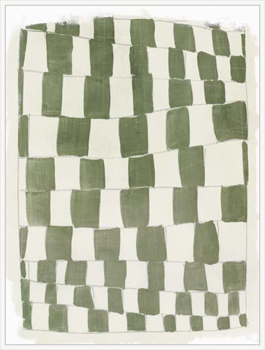 Distorted Grid II in White