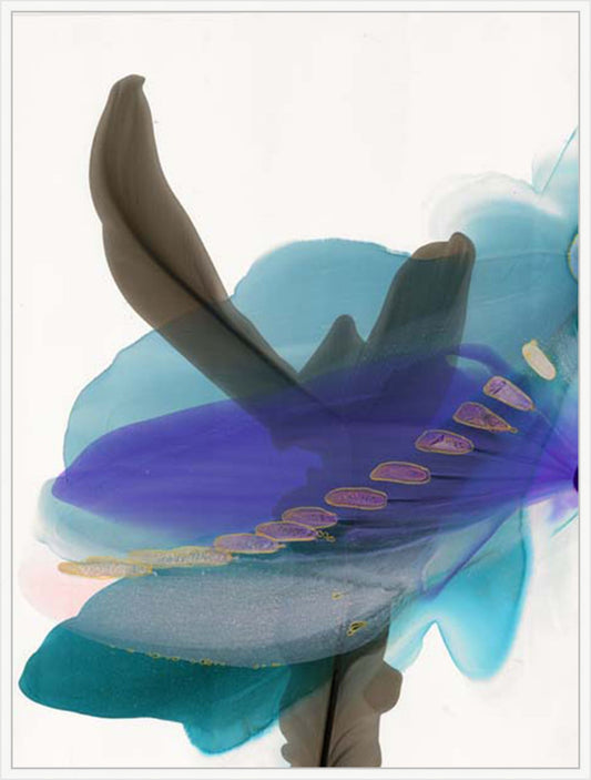 Flowing Colors and Organic Forms in White