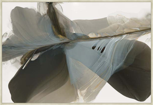 Flowing Silhouette of Nature Grace in Silver