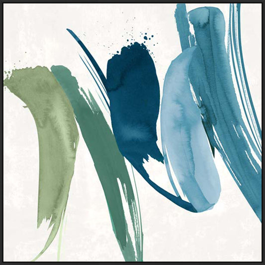 Flowing Waves of Serenity I in Black