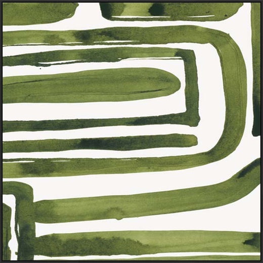 Green Lybrinth  in Black  Grande
