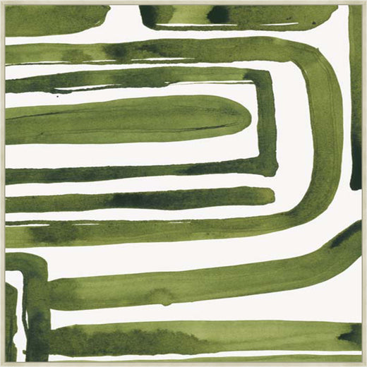 Green Lybrinth  in Silver  Grande