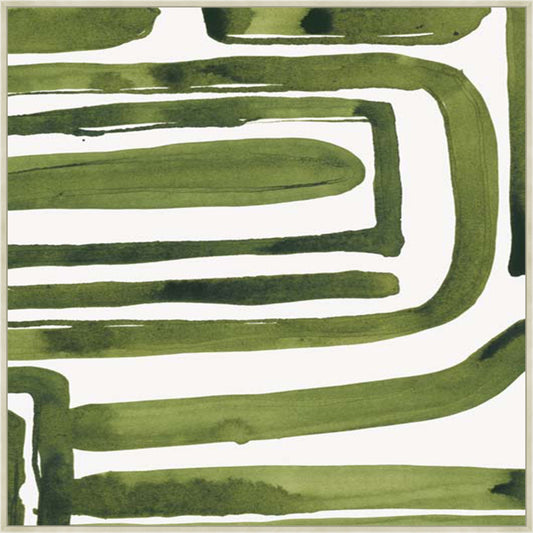 Green Lybrinth  in Silver  Grande