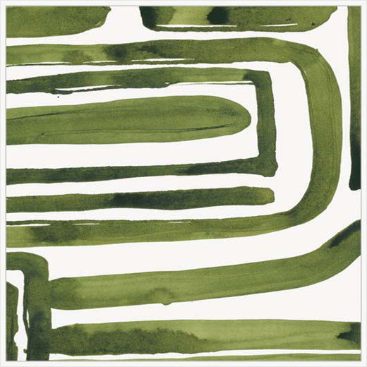 Green Lybrinth  in White  Grande