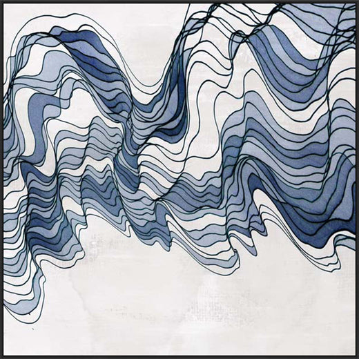 Indigo Waveform II in Black   Grande