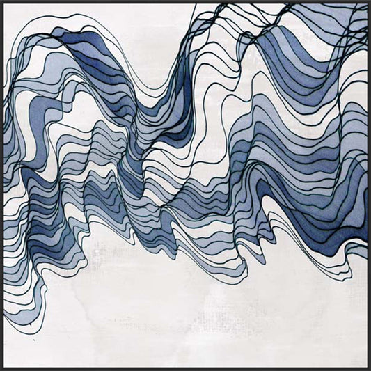 Indigo Waveform II in Black   Grande