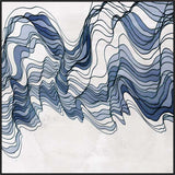 Indigo Waveform II in Black   Grande