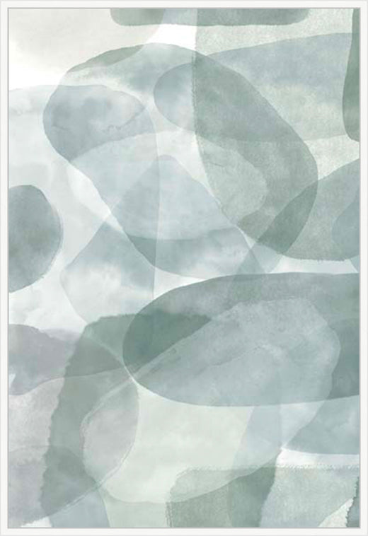 Sea Foam Glass I in White