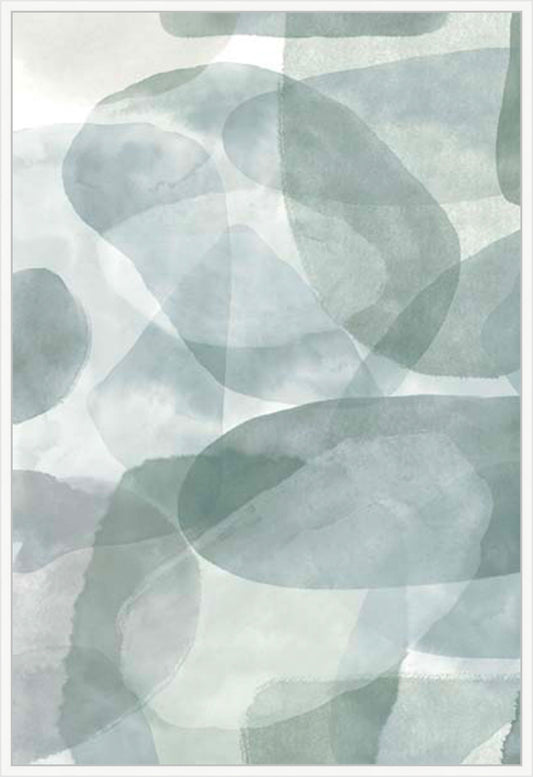 Sea Foam Glass I in White