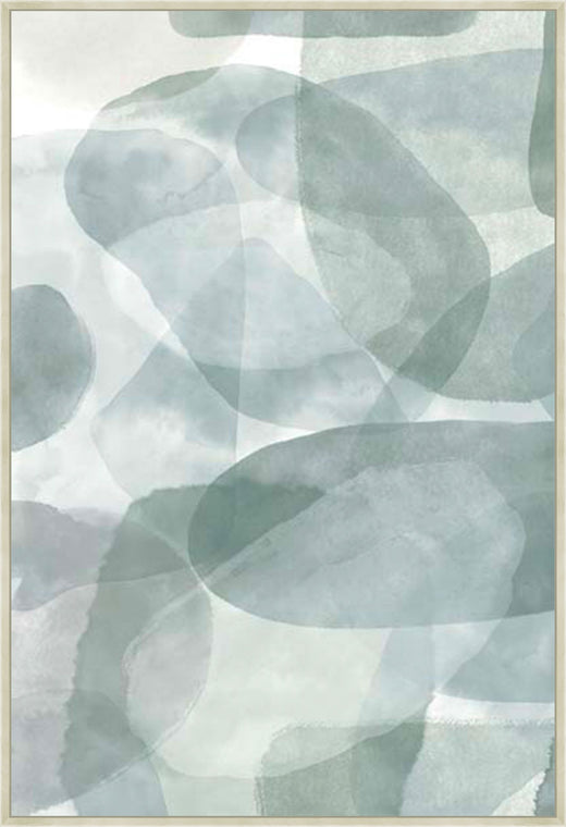 Sea Foam Glass I  in Silver  Grande