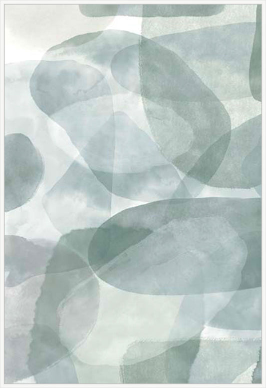 Sea Foam Glass I in White  Grande