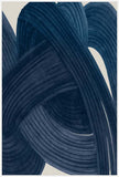 Tangle in Indigo I in White