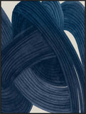 Tangle in Indigo I in Black  Grande
