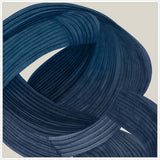 Tangle in Indigo II in White