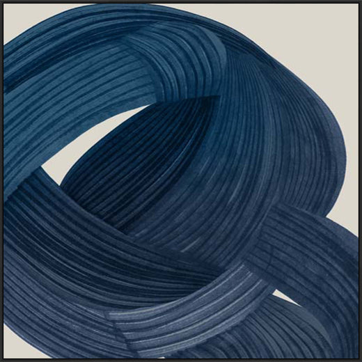 Tangle in Indigo II in Black  Grande
