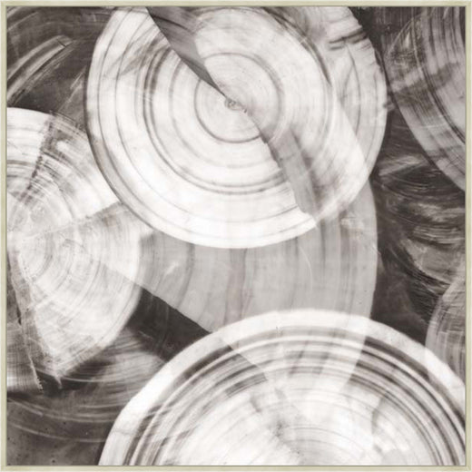 Timeless Rings I in Silver  Grande  on Canvas