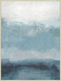 Misty Blue Layers I in Silver