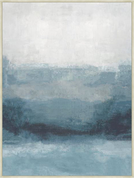 Misty Blue Layers II in Silver   Grande