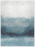 Misty Blue Layers II in White  Grande