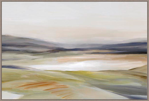 Tranquil Horizon in Blue Gray