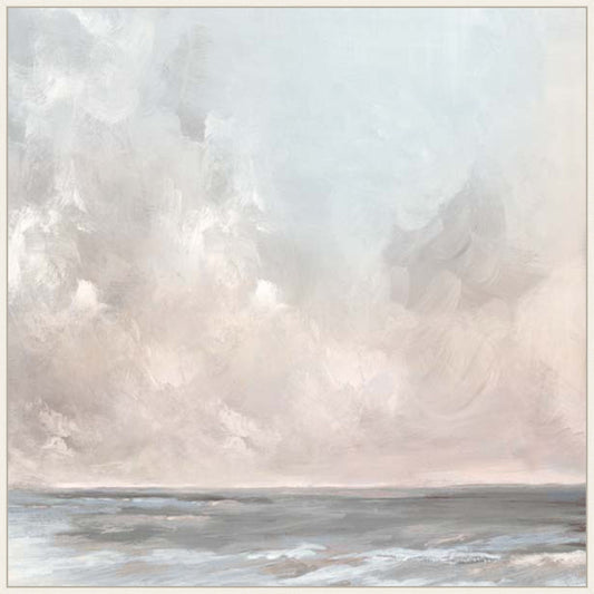 Serene Seas Under Gentle Skies in White Wash