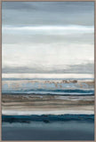 Shoreline Echoes in Blue Gray