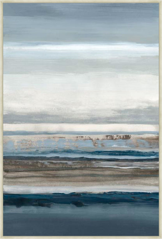 Shoreline Echoes in Silver  Grande