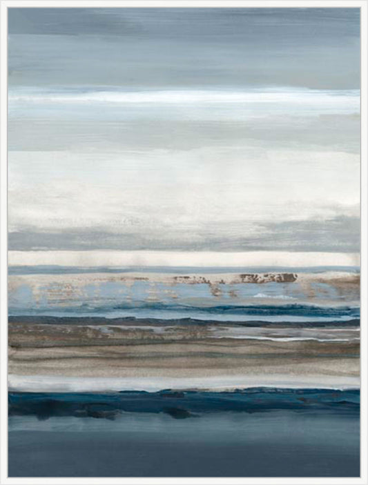 Shoreline Echoes in White  Grande