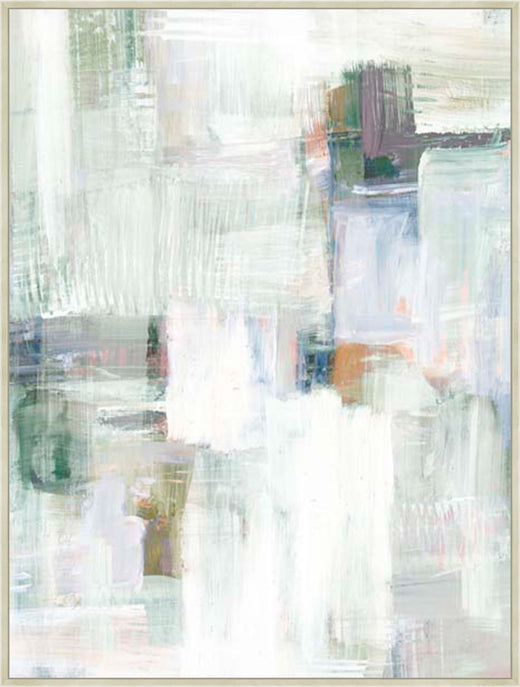 Muted Patterns of Tranquility I in Silver  Grande