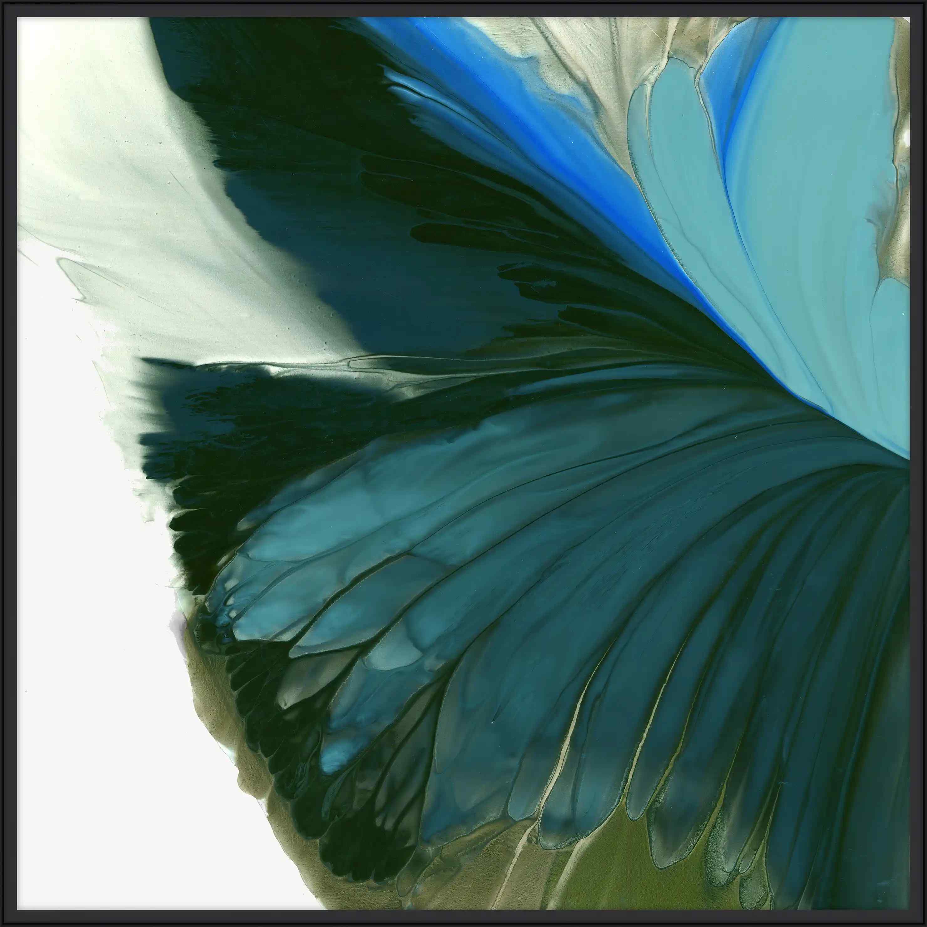 Blue Wings Unfolding In Light I