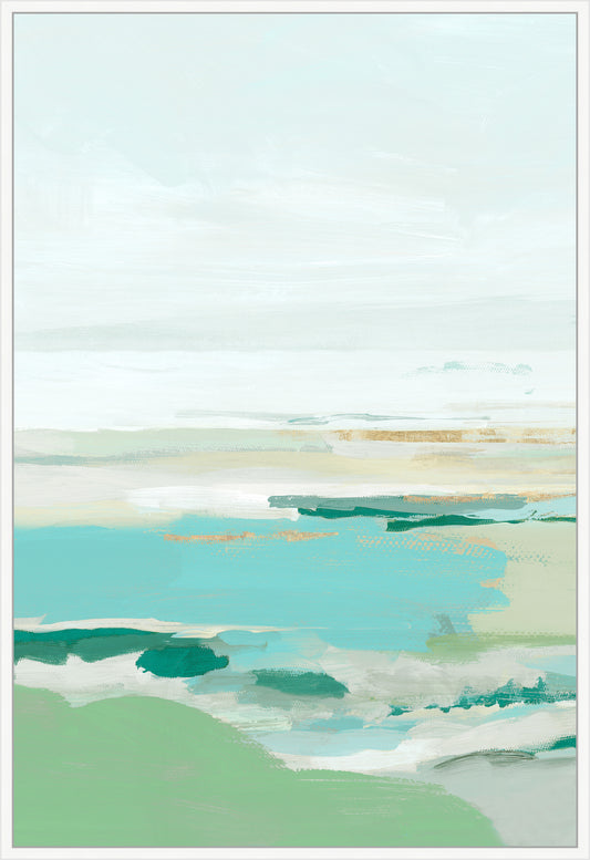 Gentle Tides On Tranquil Shores II On Canvas