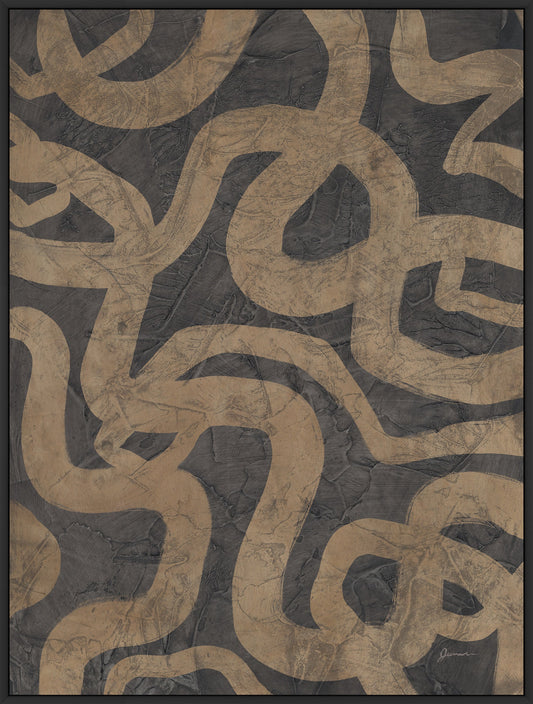 Neutral Coils I on Canvas