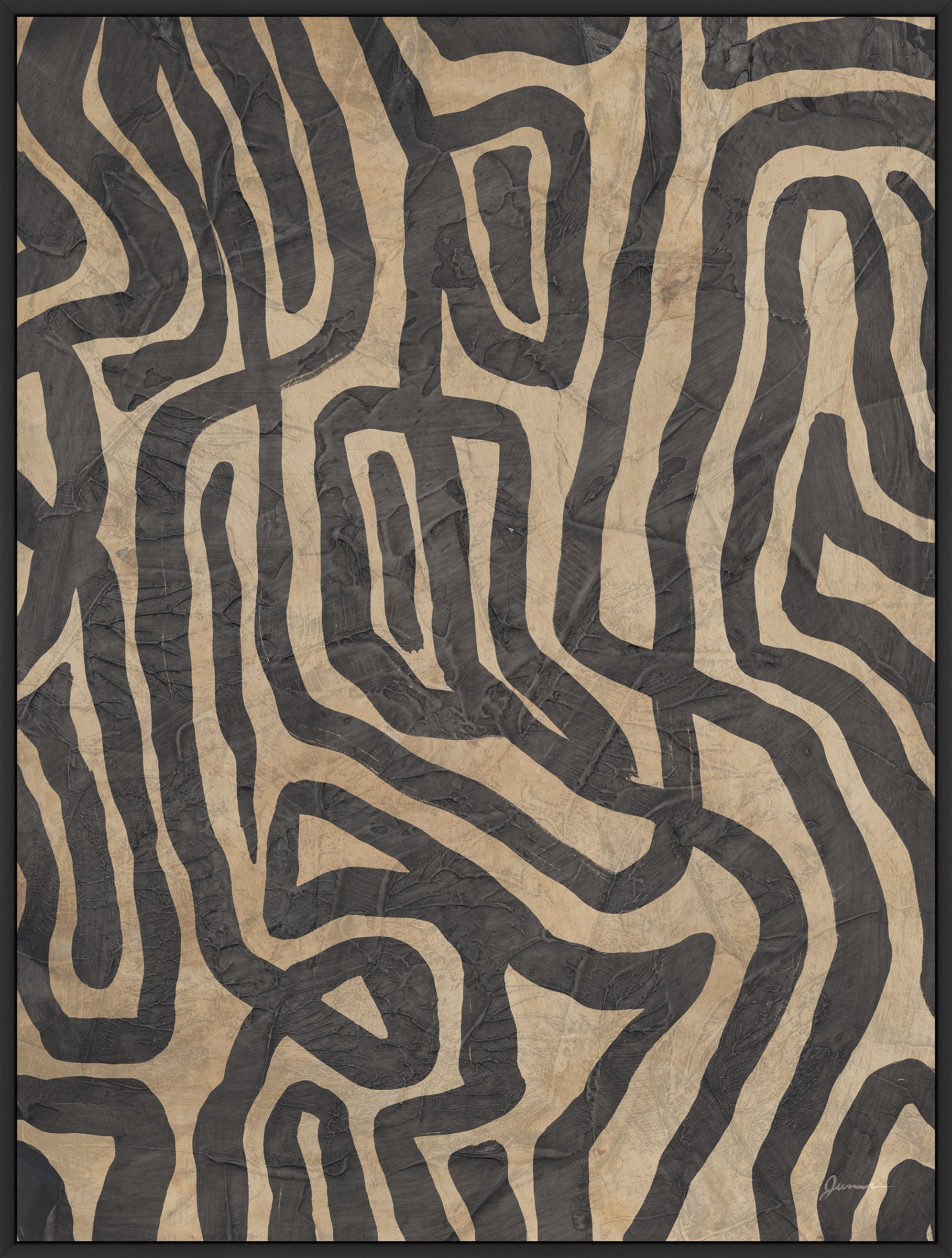 Neutral Coils III on Canvas