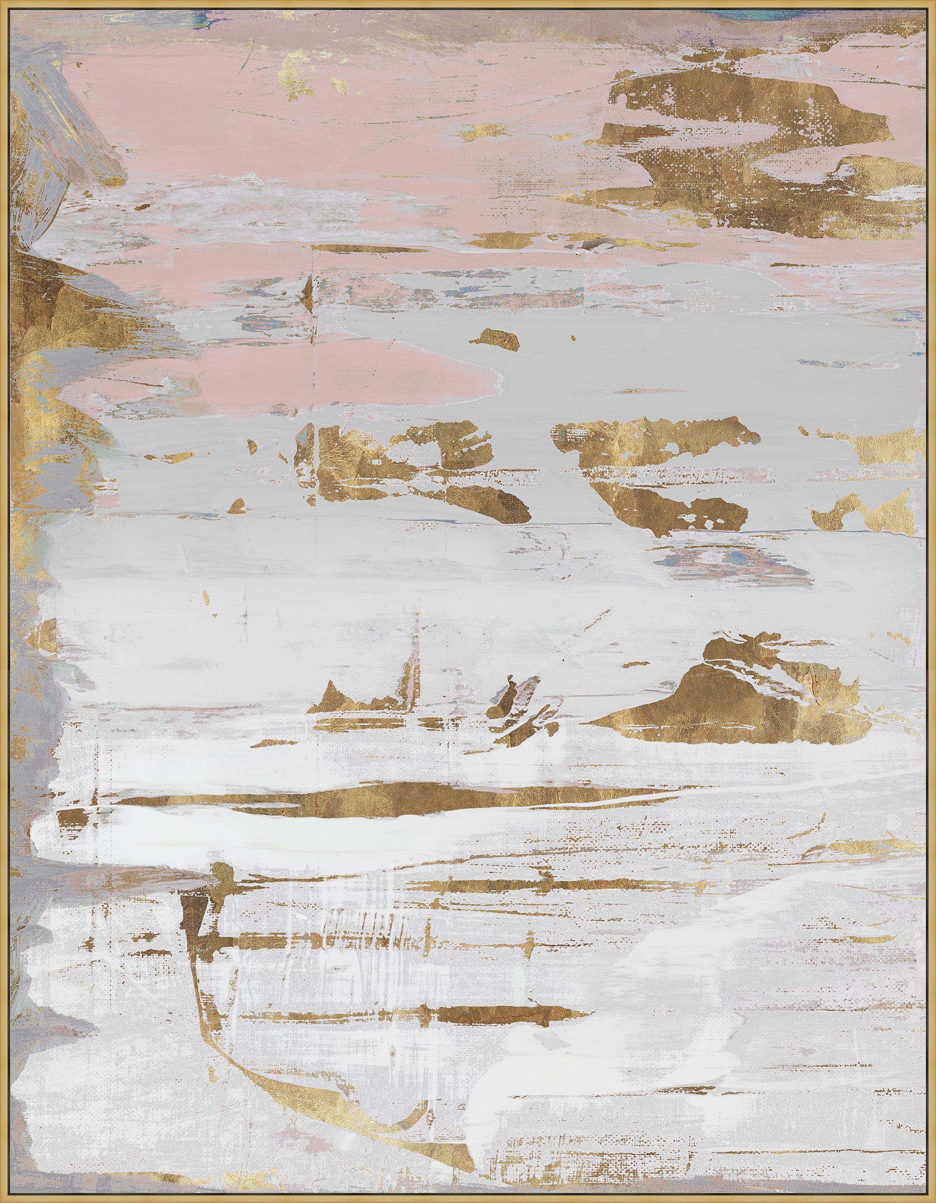 Pink Past I on Canvas