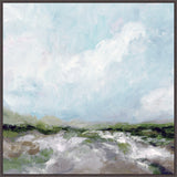 Clouds over Tranquil Lands on Canvas