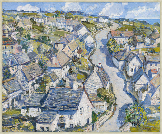 Mining Village on Canvas