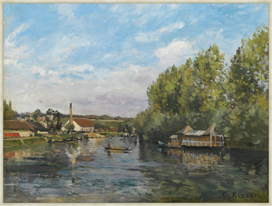 Le Seine a Port Marly, 1872 on Canvas