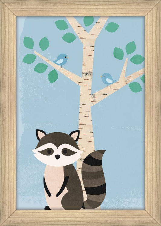 Raccoon in the Woodlands