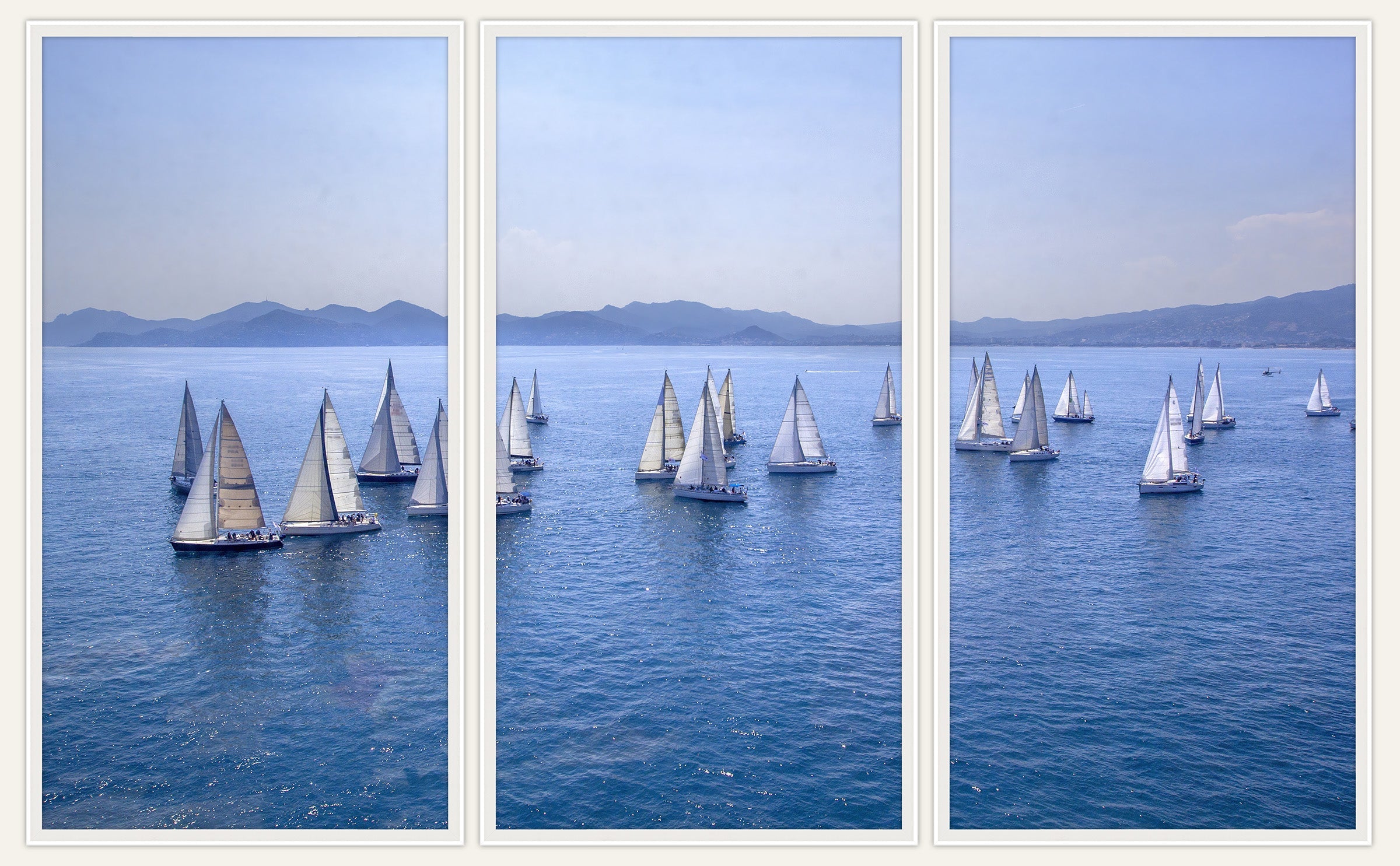 Sailing the Mediterranean Triptych