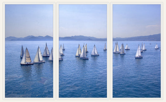 Sailing the Mediterranean Triptych