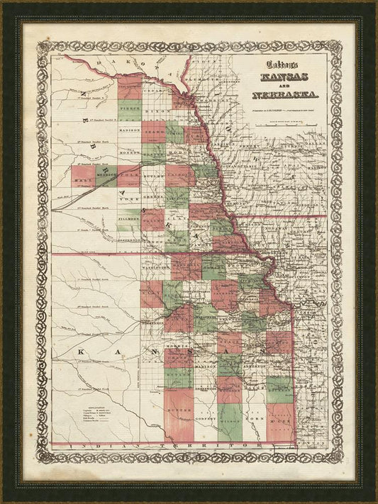 Colton's Kansas & Nebraska 30x40