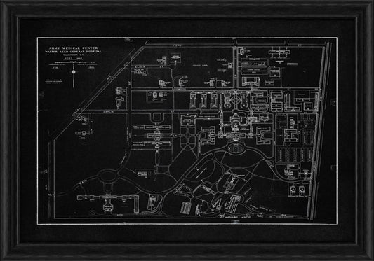 WALTER REED HOSPITAL, 1935 (BLACK BLUEPRINT)